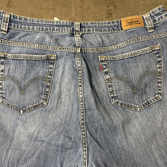 Levi's 515 Jeans Womens 22 M Blue Bootcut Denim - Picture 6 of 7